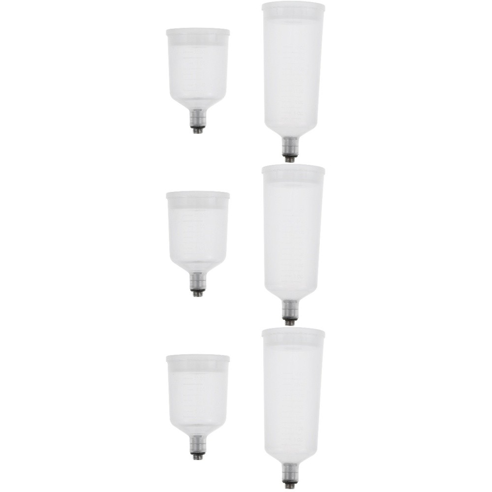 Set of 3 Small Air Brush Paint Cup Split-type Airbrush Pot Sprayer Containers