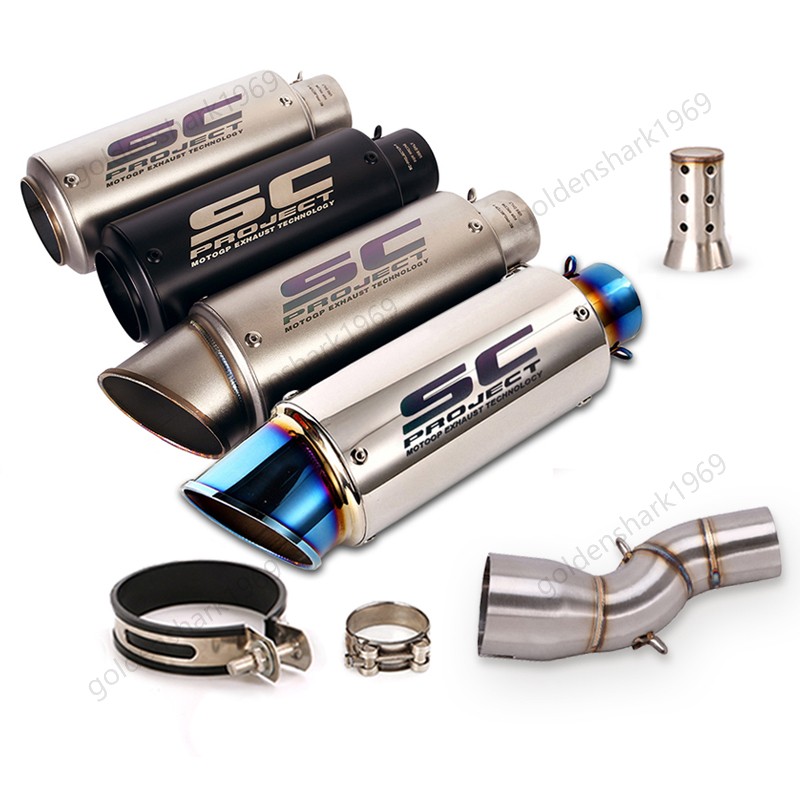 For Honda CBR1000RR 2017-2026 Slip-on Exhaust Set 51mm Muffler Pipe Steel Escape