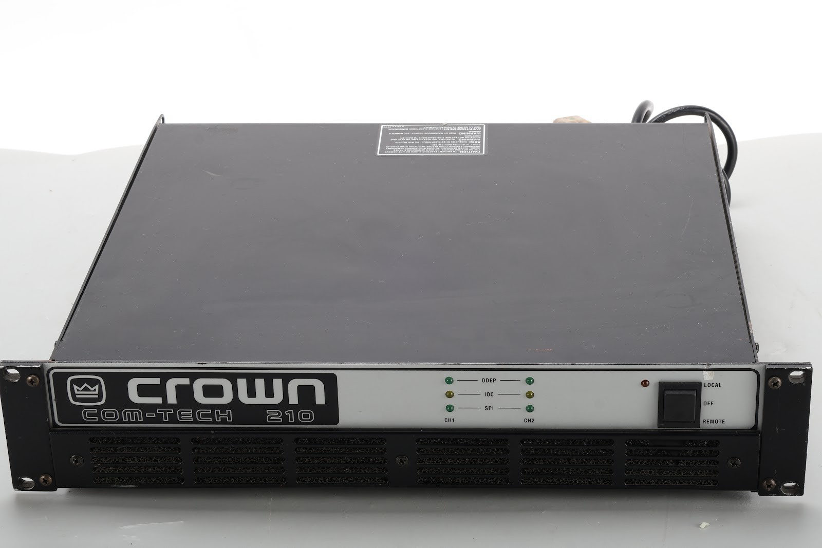Crown COM-Tech 210 300 Bridgeable 2 Channel Power Amplifier W/PIP Module 2