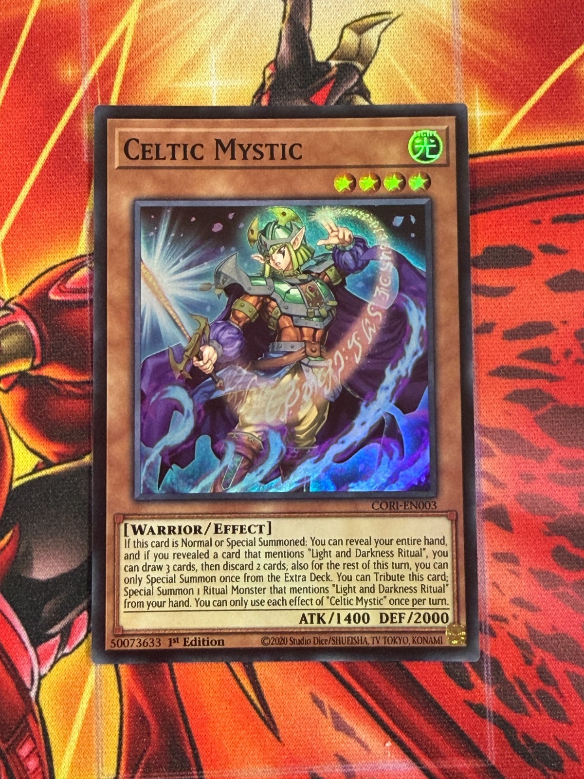 Yugioh Celtic Mystic Super Rare CORI
