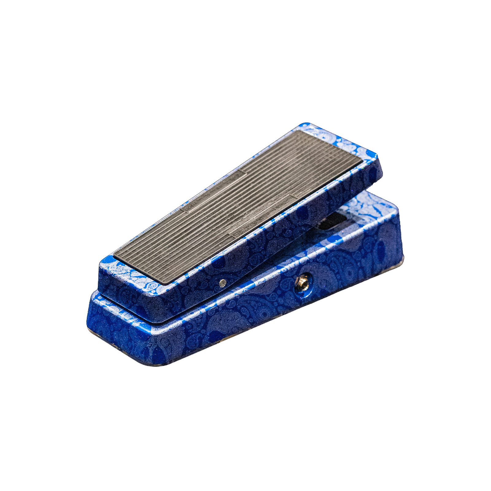 Flattley Wah Pedal 10th Anniversary Edition - Blue Paisley Skulls