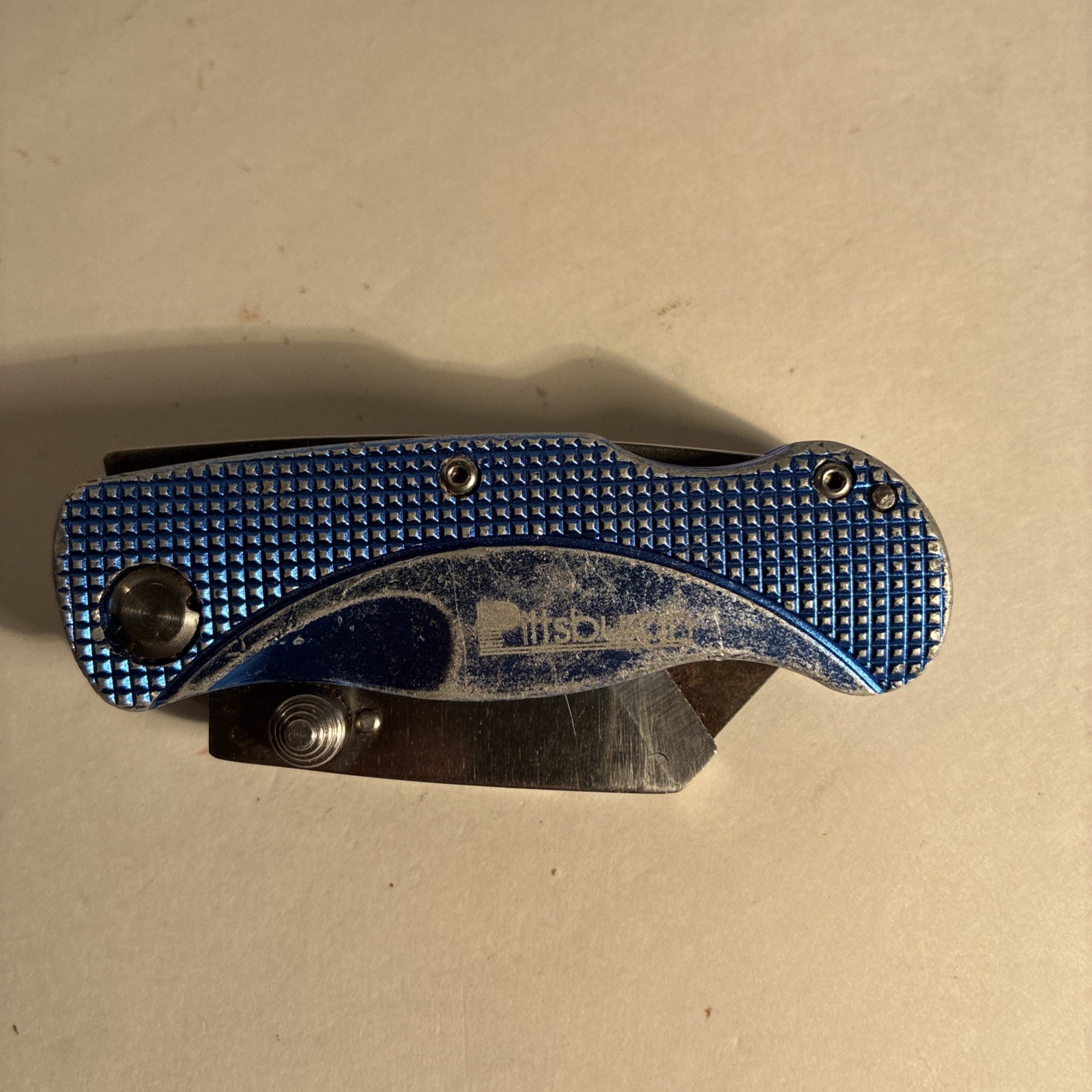 Pittsburgh 360341637 Mini Lockback Folding Utility Knife With Blade