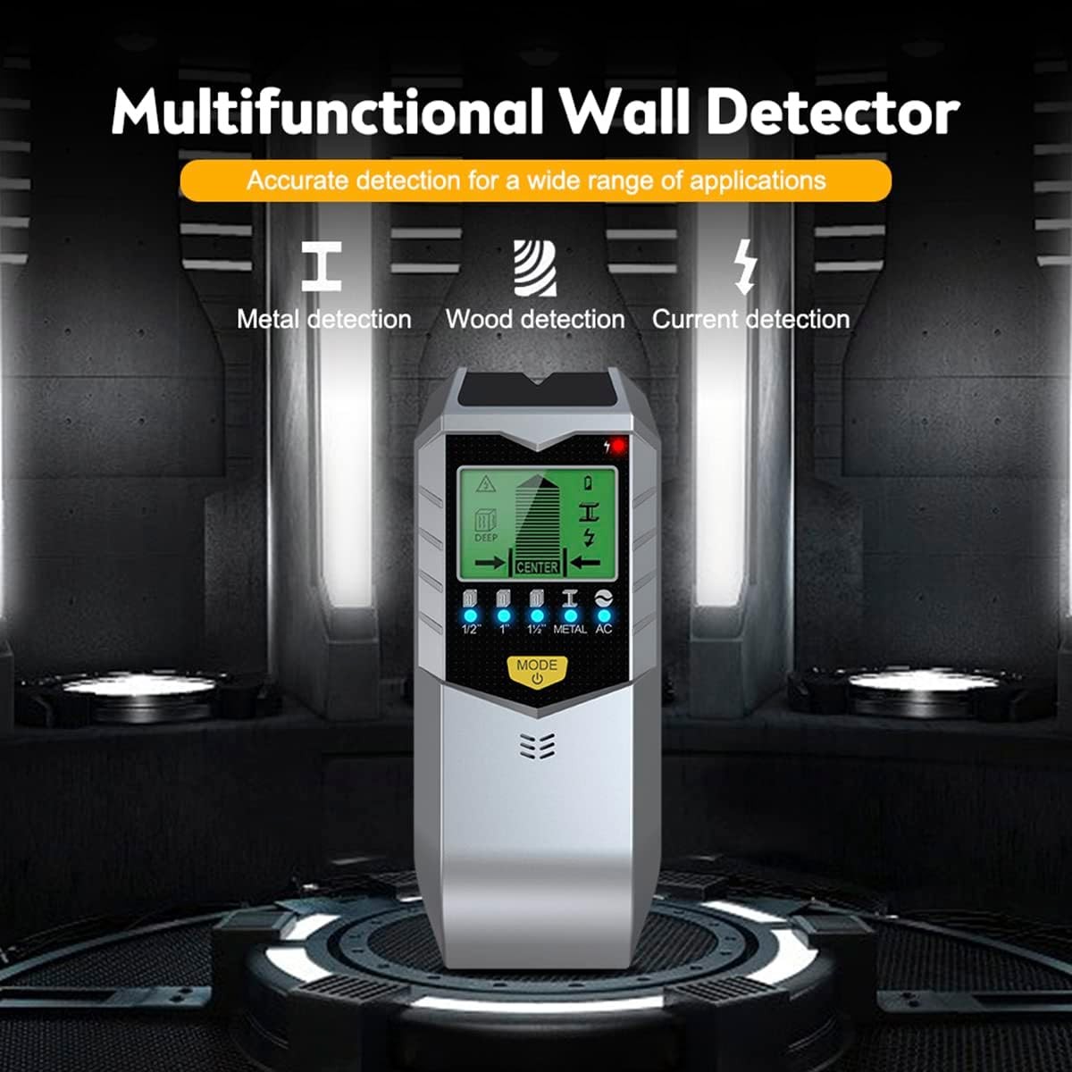 1pc Stud Finder Sensor,Wall Scanner Portable Electronic Detector without Battery