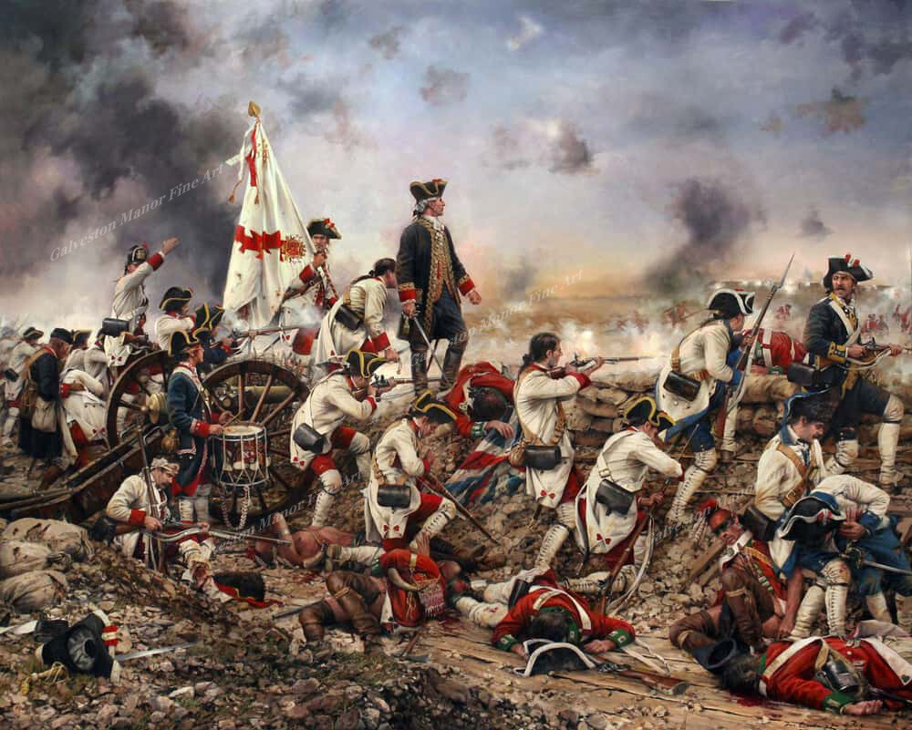 Galvez in America by Ferrer-Dalmau Giclee Print Paper or Canvas