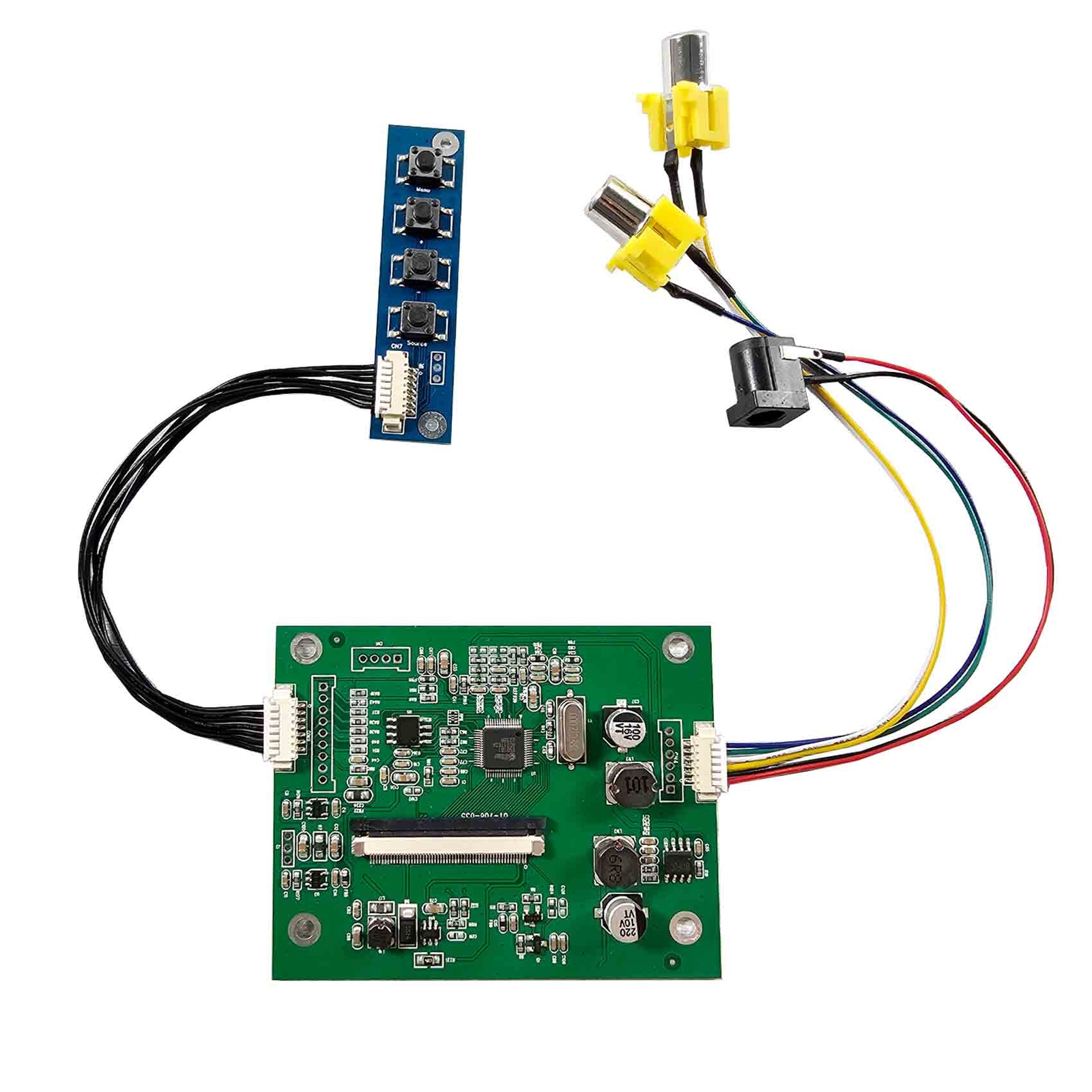 2AV LCD Controller Board VS-D1612-N3 Work for 3.5" 320x240 LQ035NC111 LCD Screen