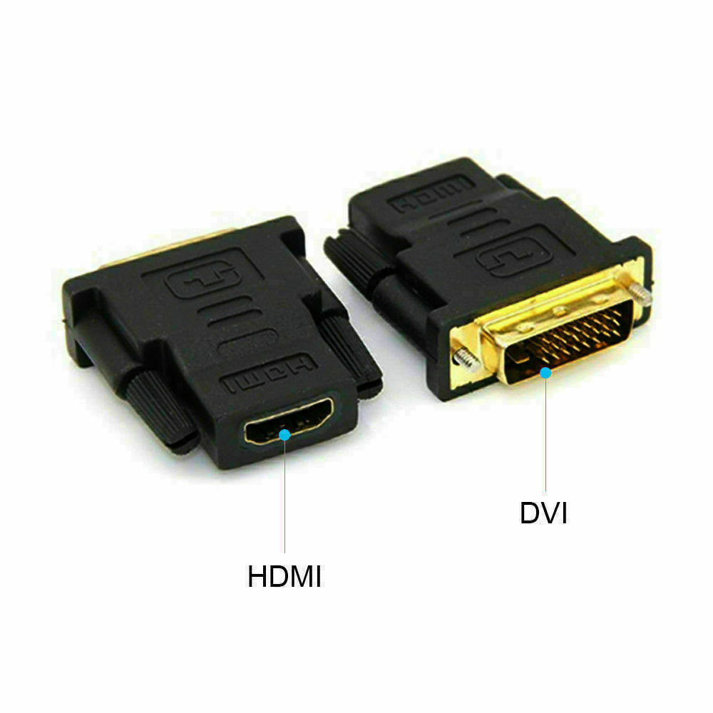 DVI-D Male (24+1 pin) to HDMI Female (19-pin) HD HDTV Monitor Display
