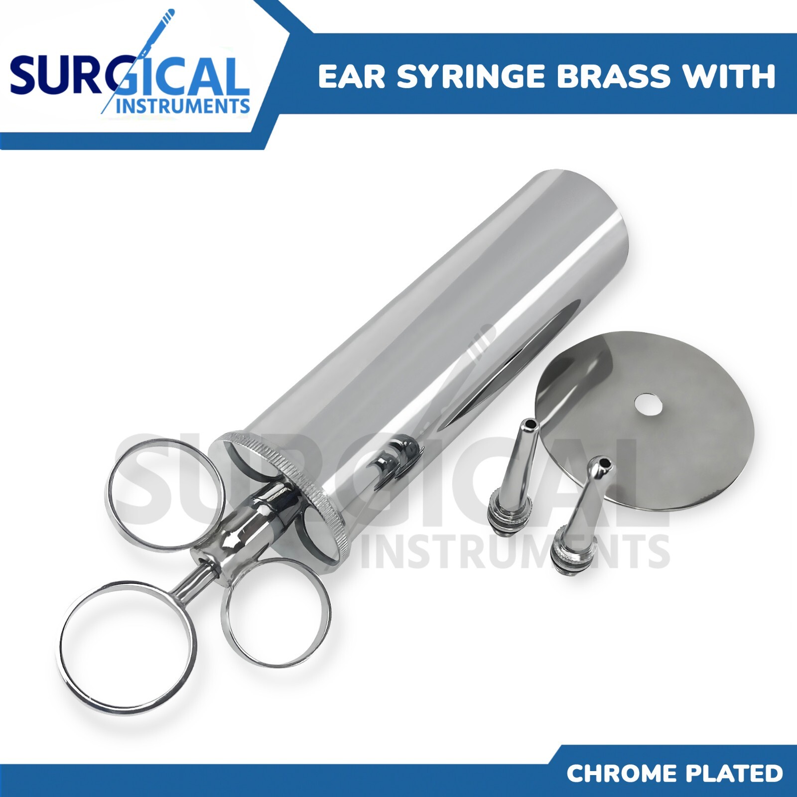 EAR SYRINGE Surgical Veterinary Ear Instrument 3 OZ German Grade
