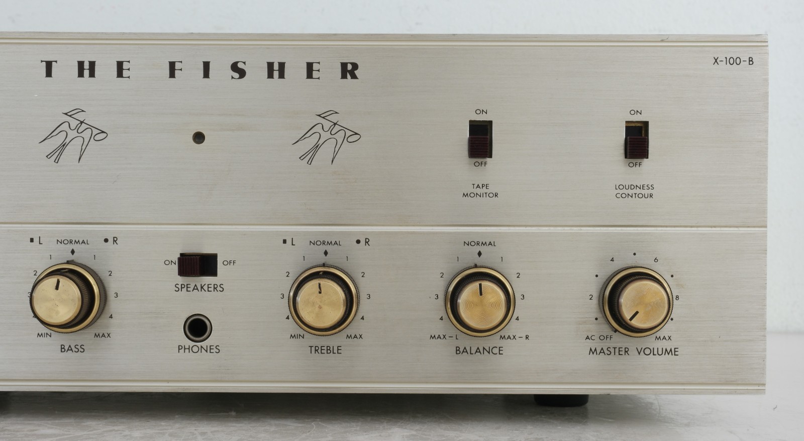 Fisher X-100-B Stereo Master Control Amplifier ( B )