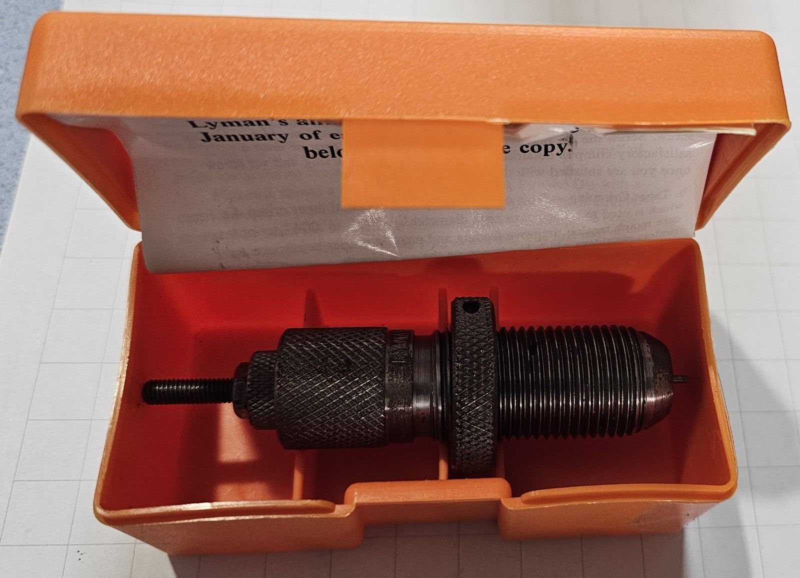 Lyman 9 mm Luger Tungsten Carbide Sizing Die 7590182
