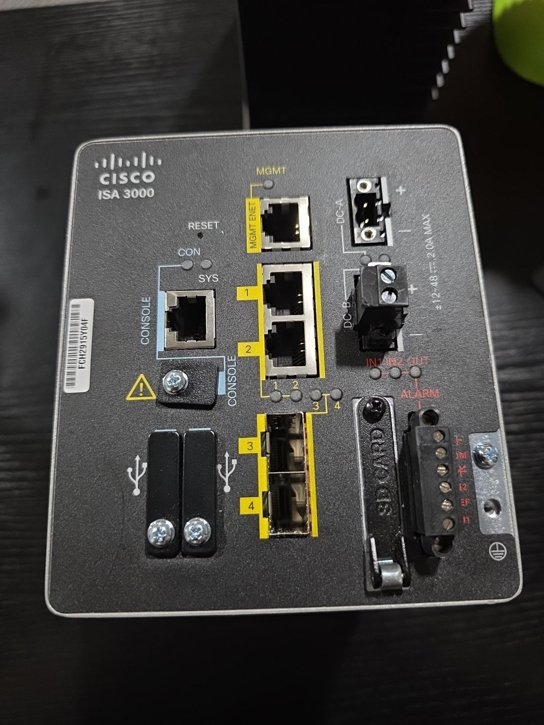 Cisco ISA 3000 Series Industrial Security Appliance *No Accessories*