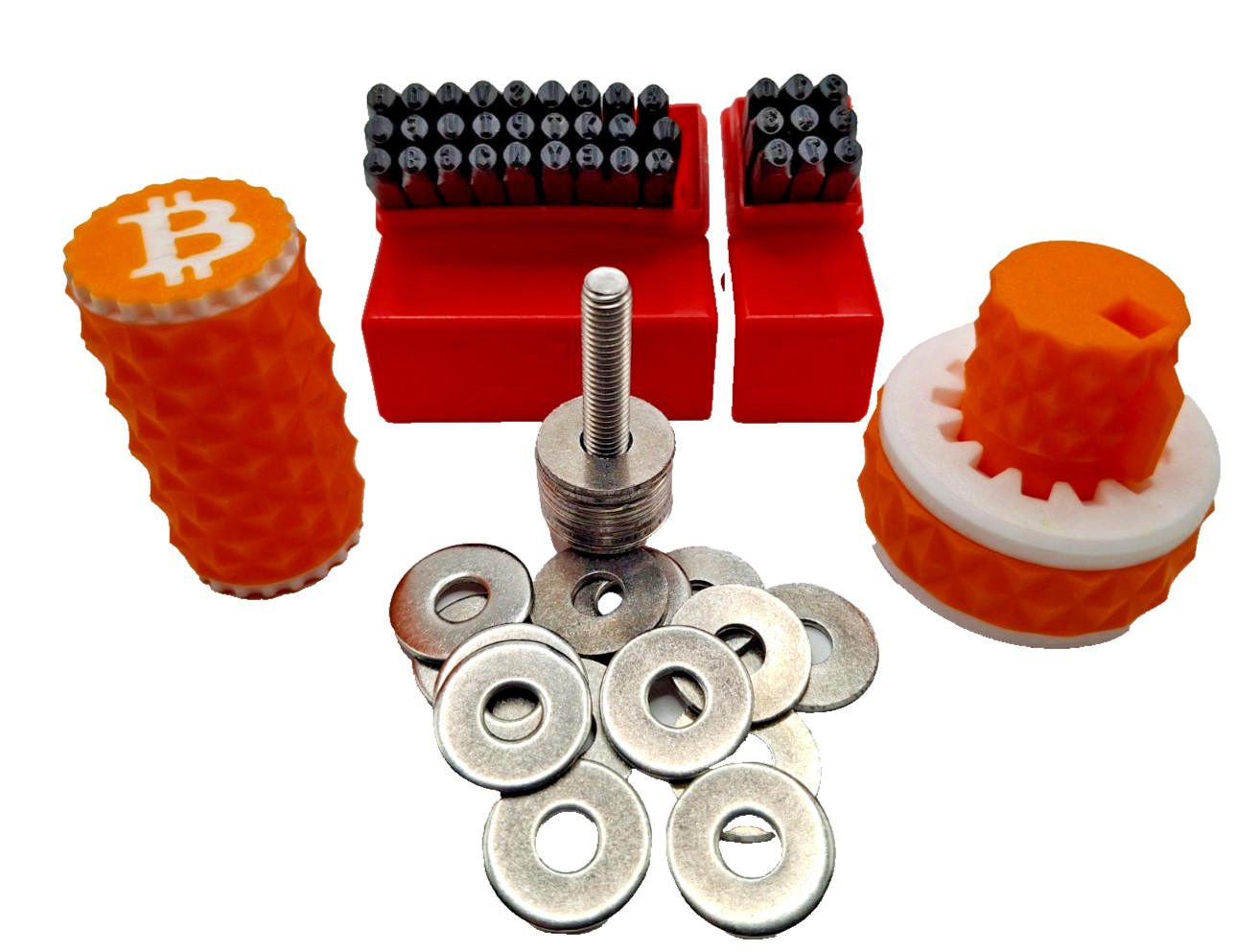 Crypto Wallet Seed Phrase Storage- Punch Letters & Numbers, Jig and Capsule (US)