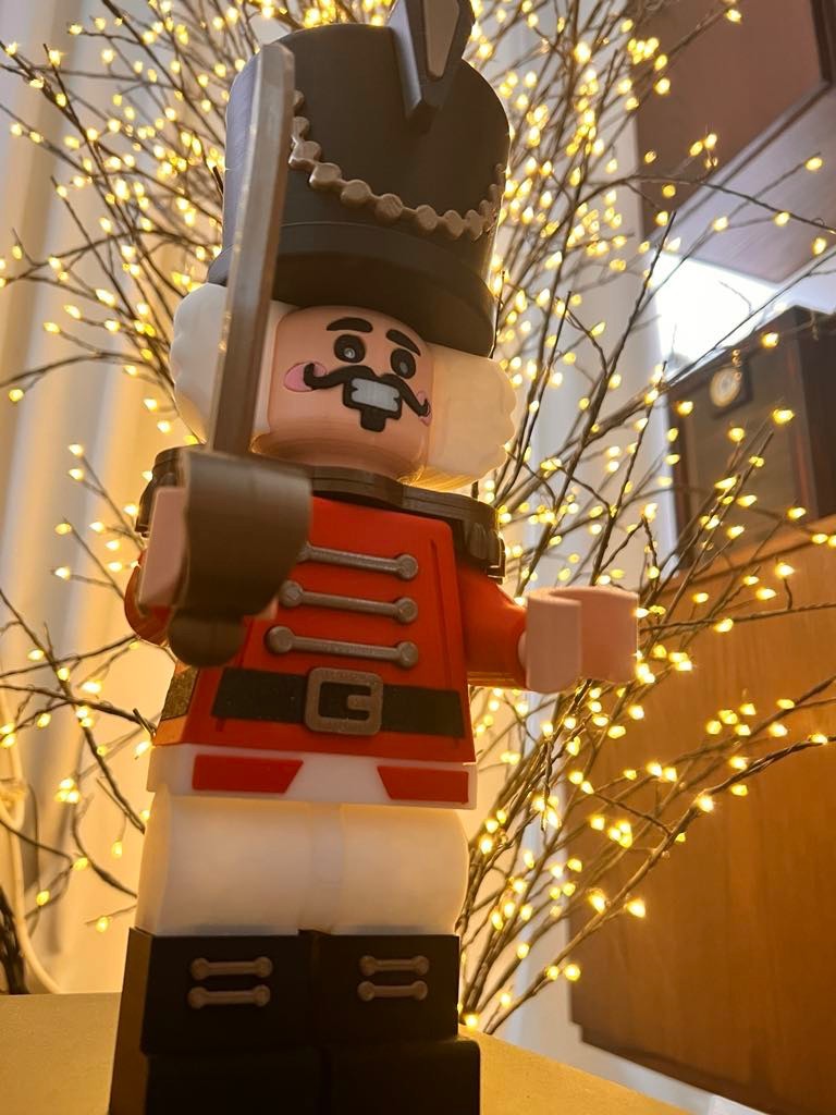 3D Printed LEGO Inspired -NUTCRACKER MINIFIGURE