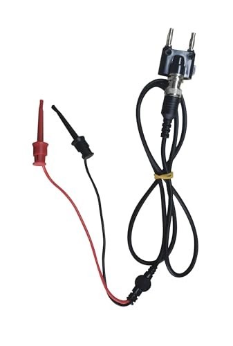 Industrial Test Leads Cable Kit - 43" Spring Hook with Banana Plug for Field Dev