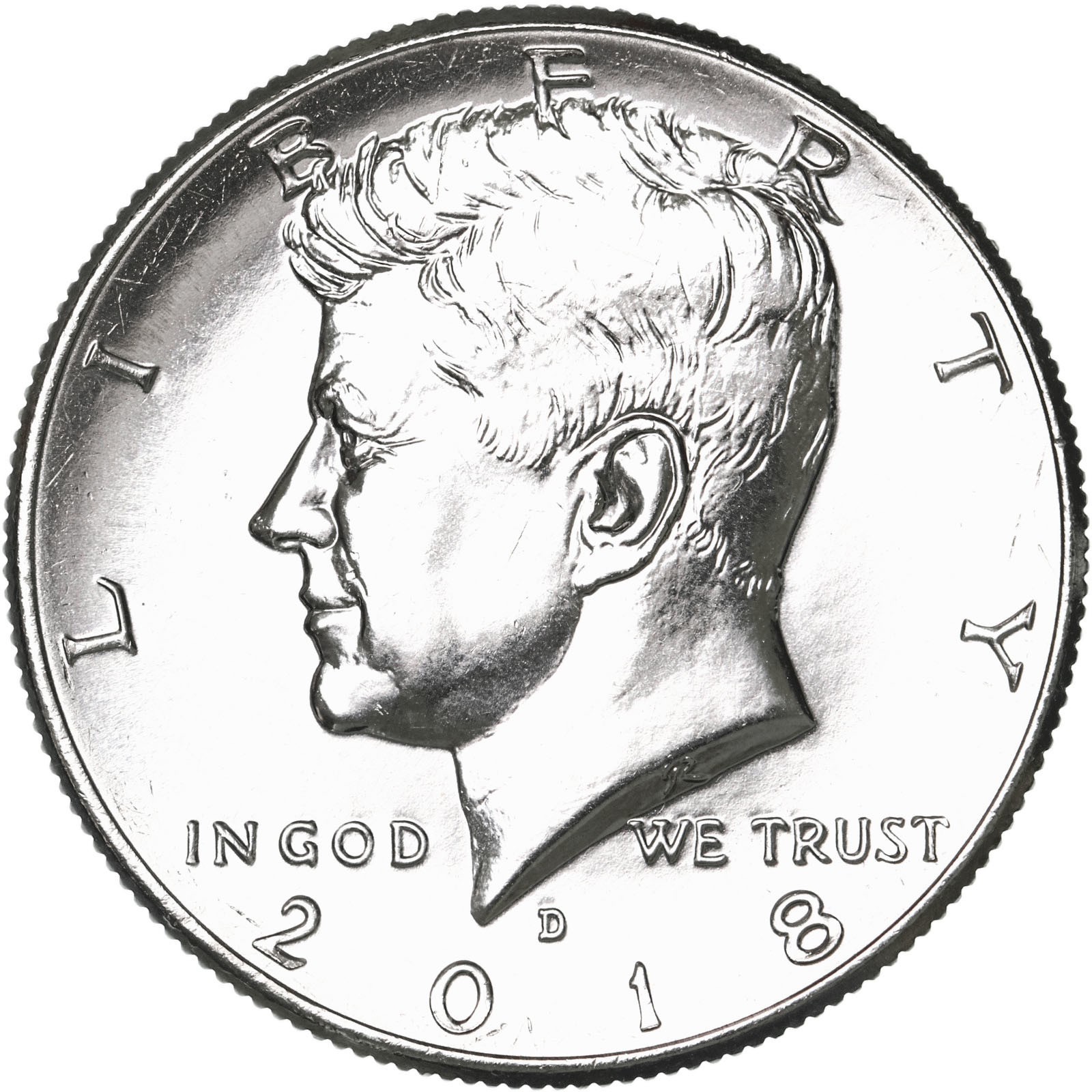 2018 D Kennedy Half Dollar CN-Clad Choice BU US Coin