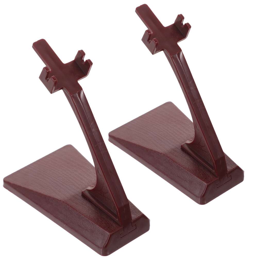 2pcs Plane Models Airplane Decor Display Stand Model Display Holder Support Base