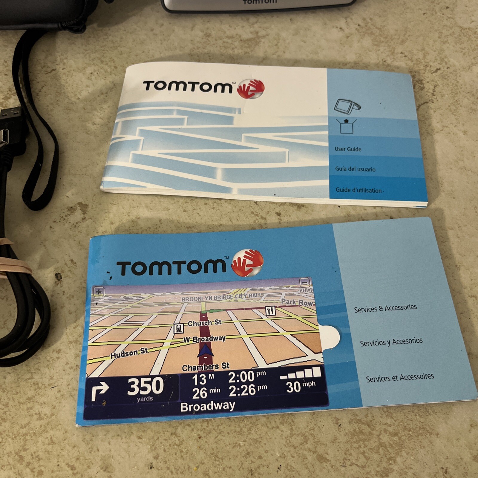 Tom Tom ONE N14644 3.5" Screen GPS Navigation Bundle
