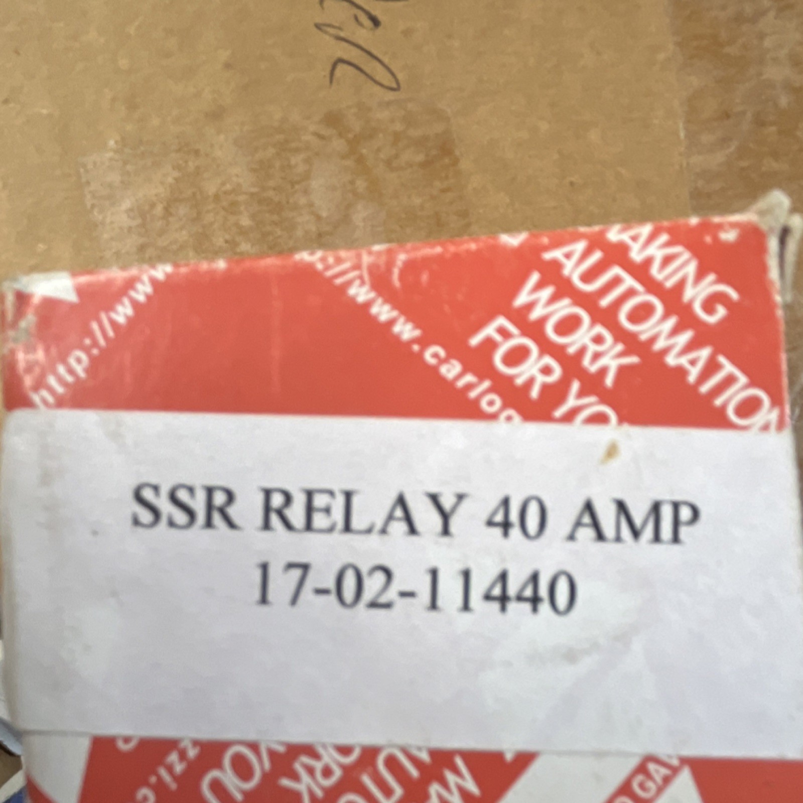 Carlo Gavazzi RS1A48D40S48 Solid State Relay 40A 48V DC Control Equipment