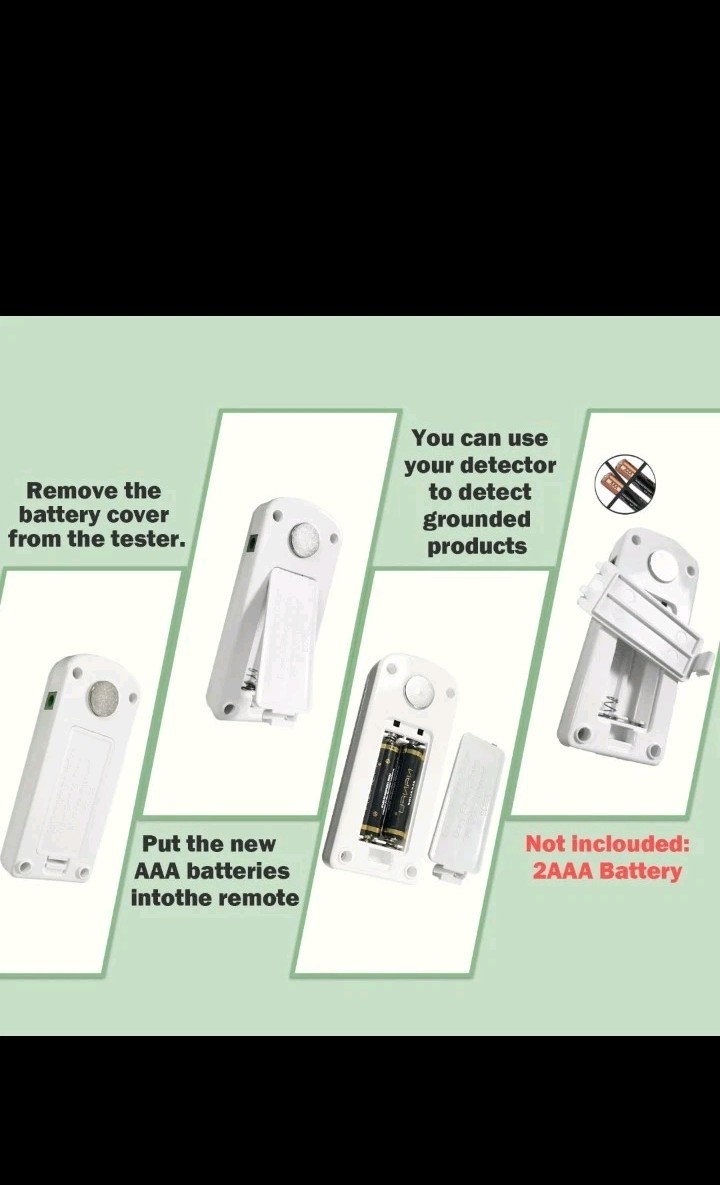 Grounding Tester with Grounding Wire (White)