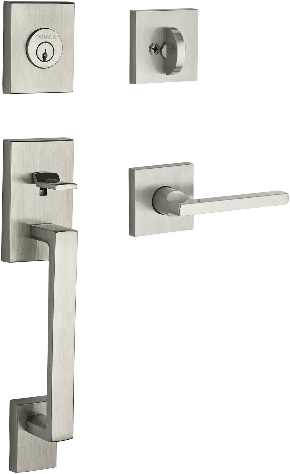 Baldwin SC.LAJXSQU.R.CSR.SMT La Jolla SmartKey Single Cylinder - Nickel