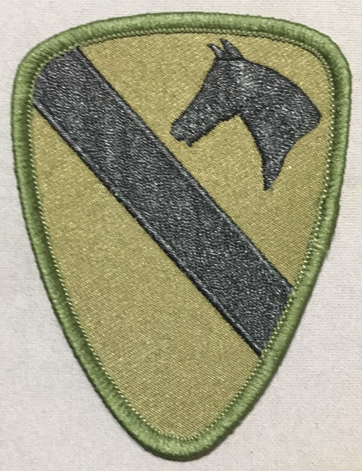 Army 1st Armored Cavalry Division subdued licensed patch
