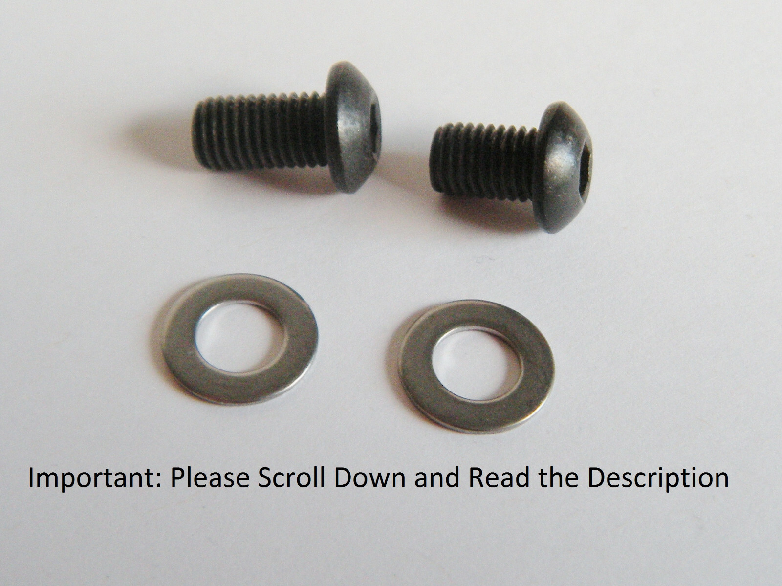 Thompson Encore 209x50 Muzzle Loader 3/8" & 1/2" Black SS Screws w/Washers