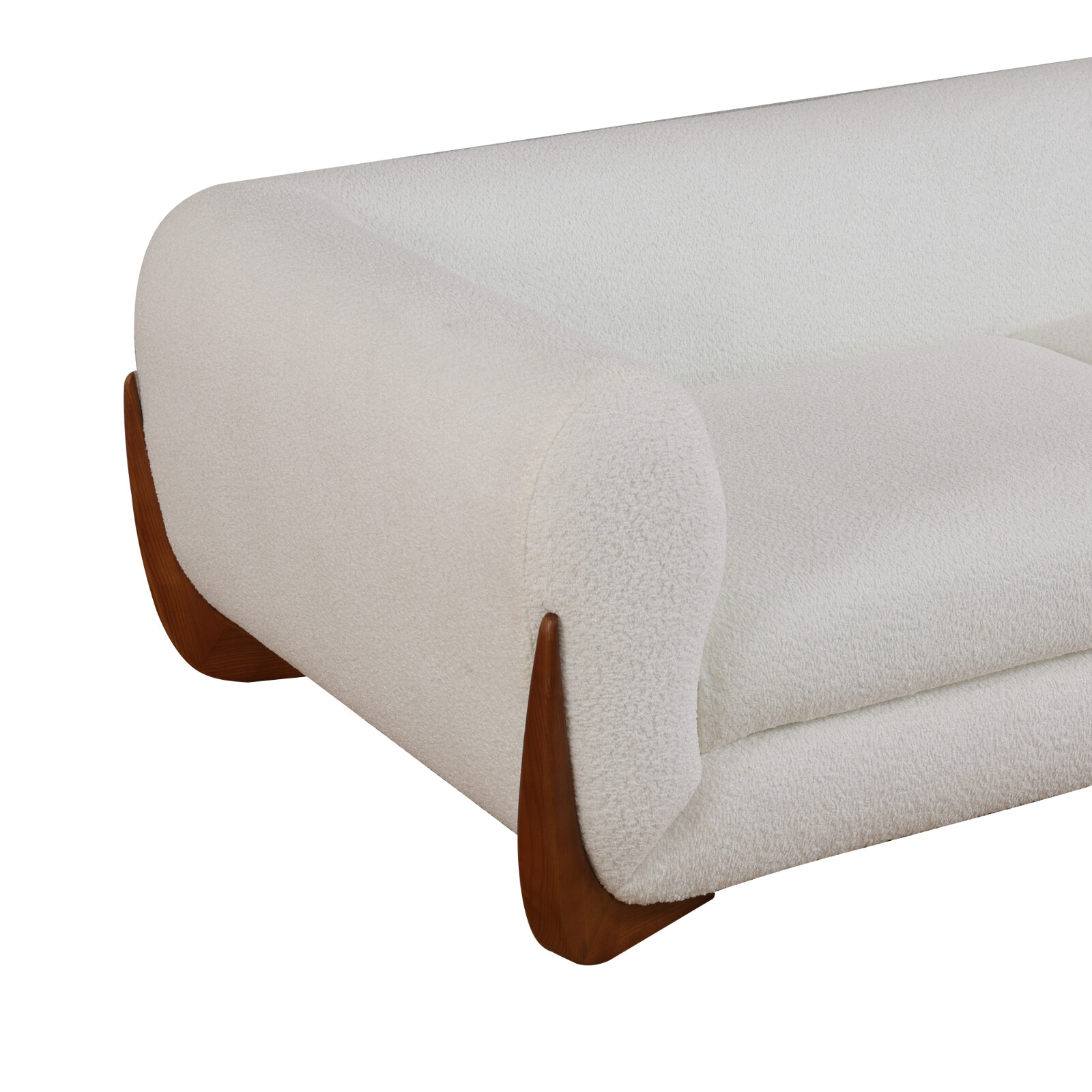 2024 New Pick up White Sherpa Couch Living Room Sectional Sofa