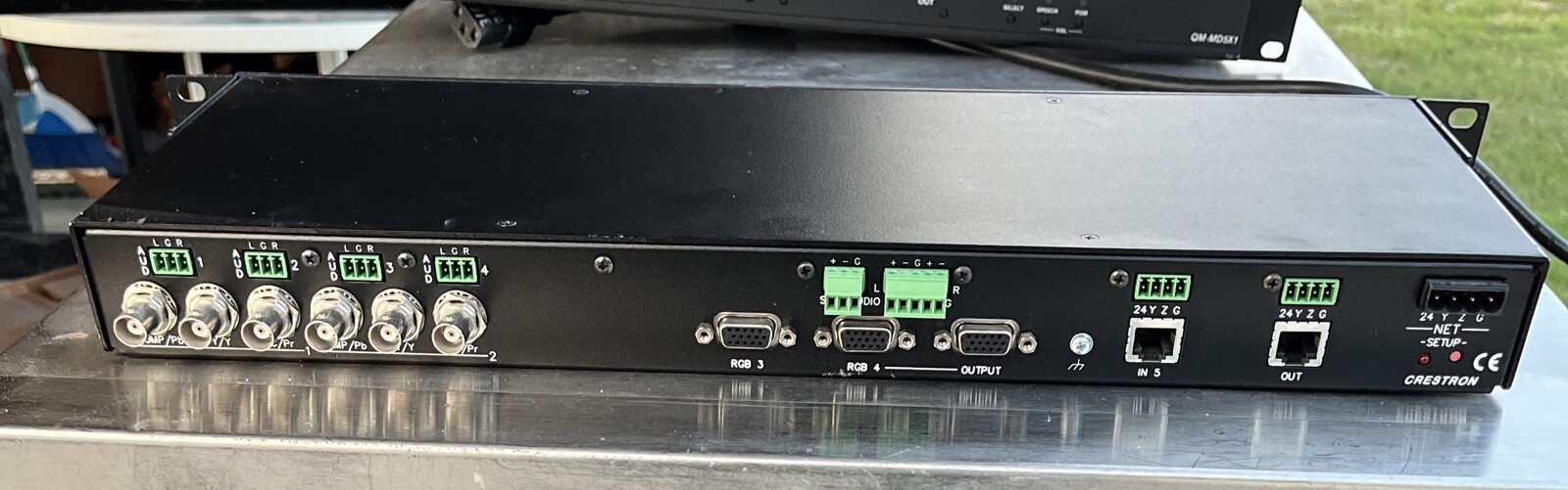 Crestron QM-MD5X1 5x1 QuickMedia Distribution Center Switcher Audio Processor