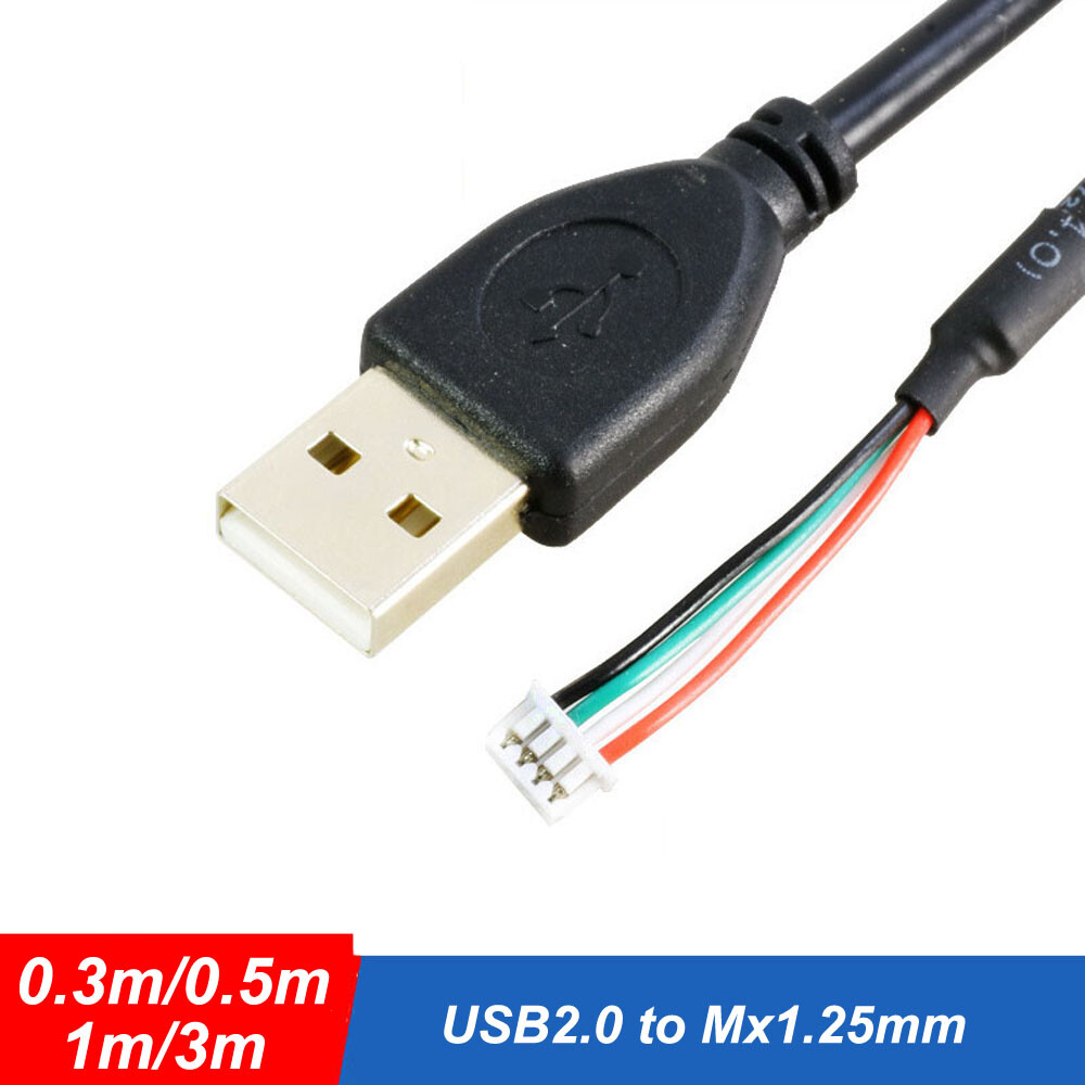 USB2.0 to Mx1.25mm 4Pin Plug Connector for Advertising Screen Screen Lead