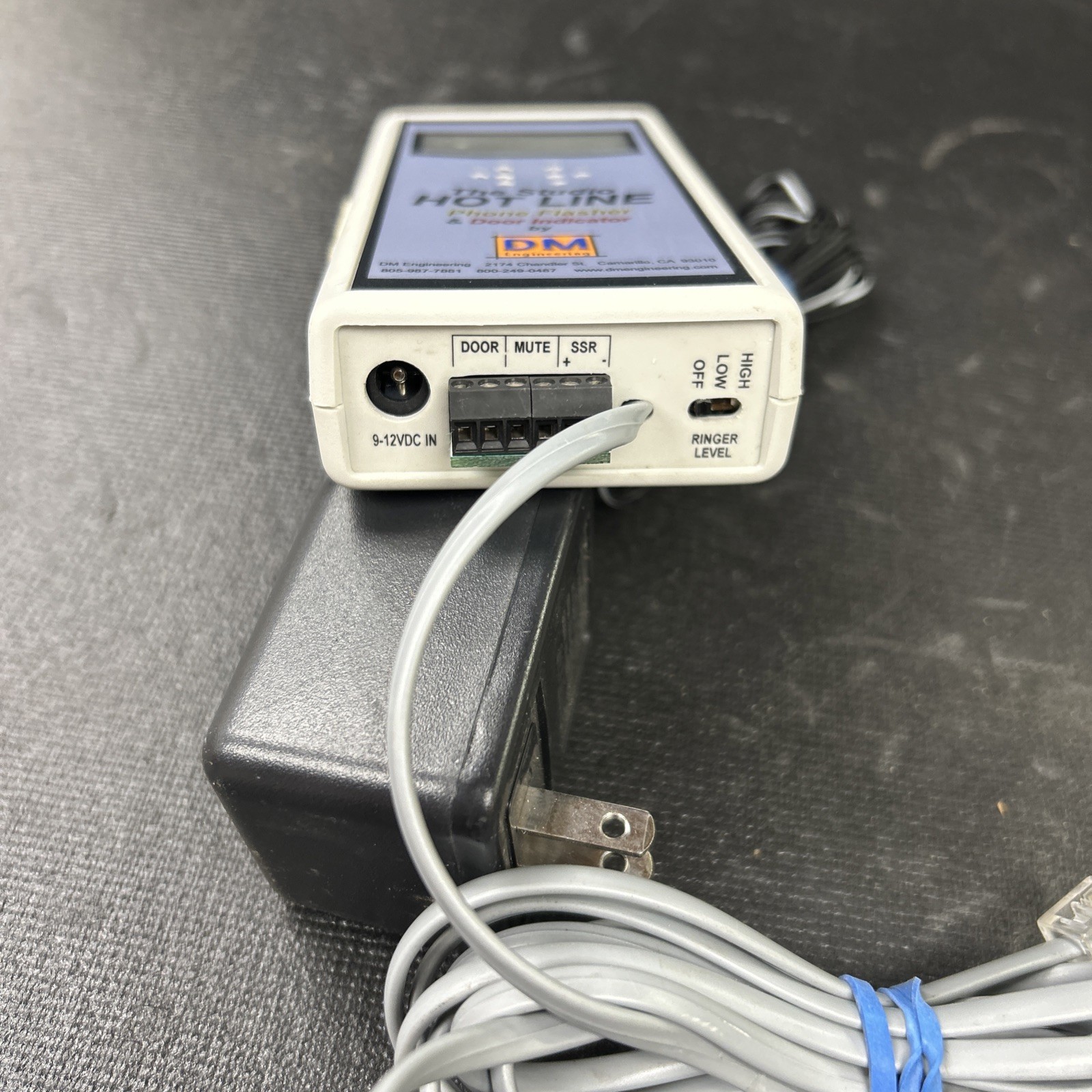 The Studio Hotline Phone Flasher and Door Indicator. DM Engineering