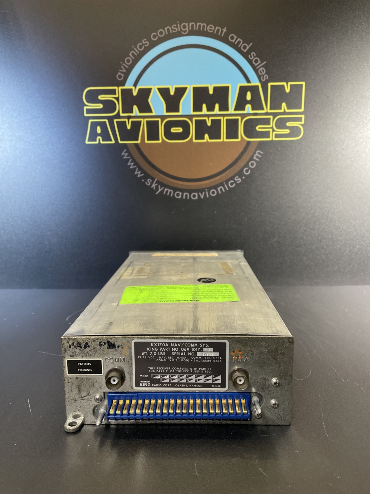 King KX170A Nav/Com - 069-1017-00