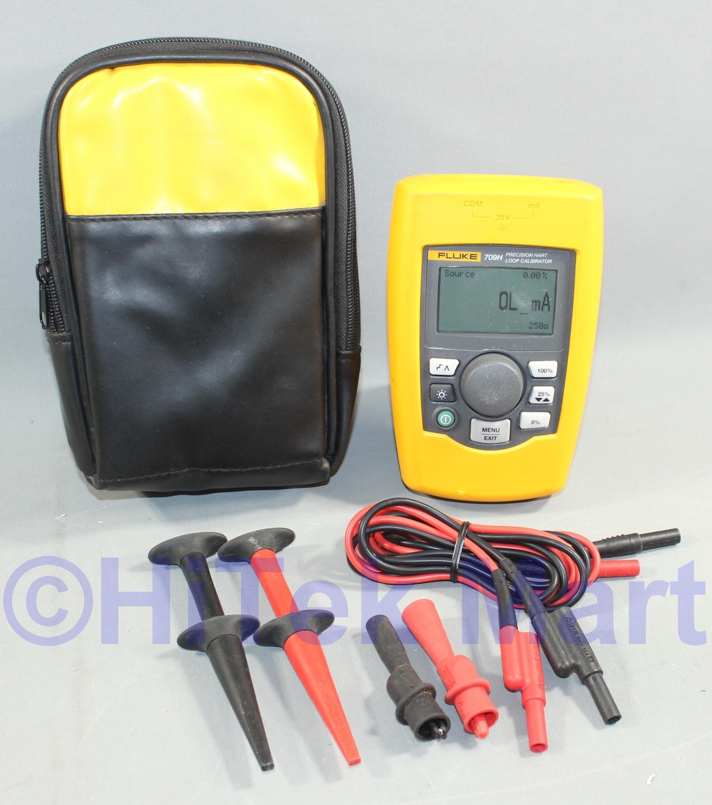 Fluke 709H Precision Loop Calibrator With Soft Case & Test Leads