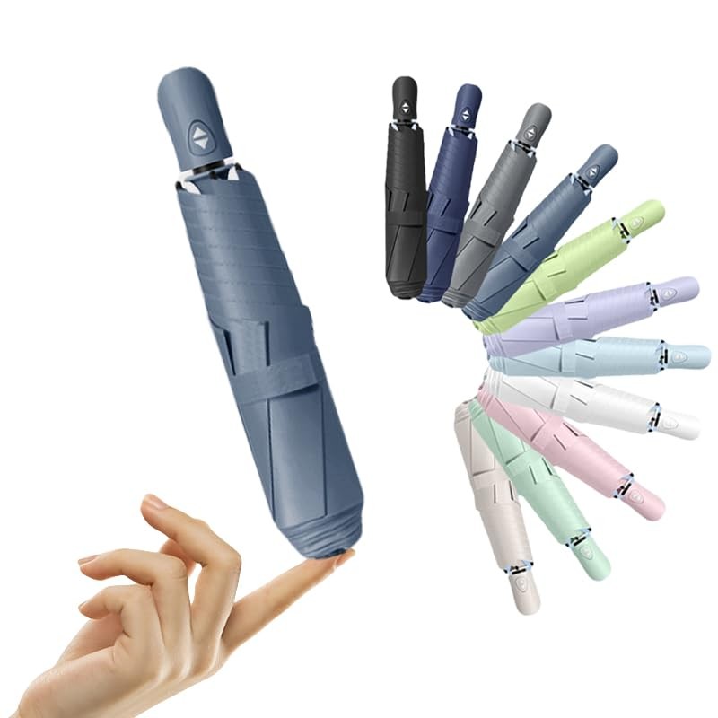 Mini Ultra-Lightweight Compact Portable Auto Open/Close 35.4inches Navy Blue