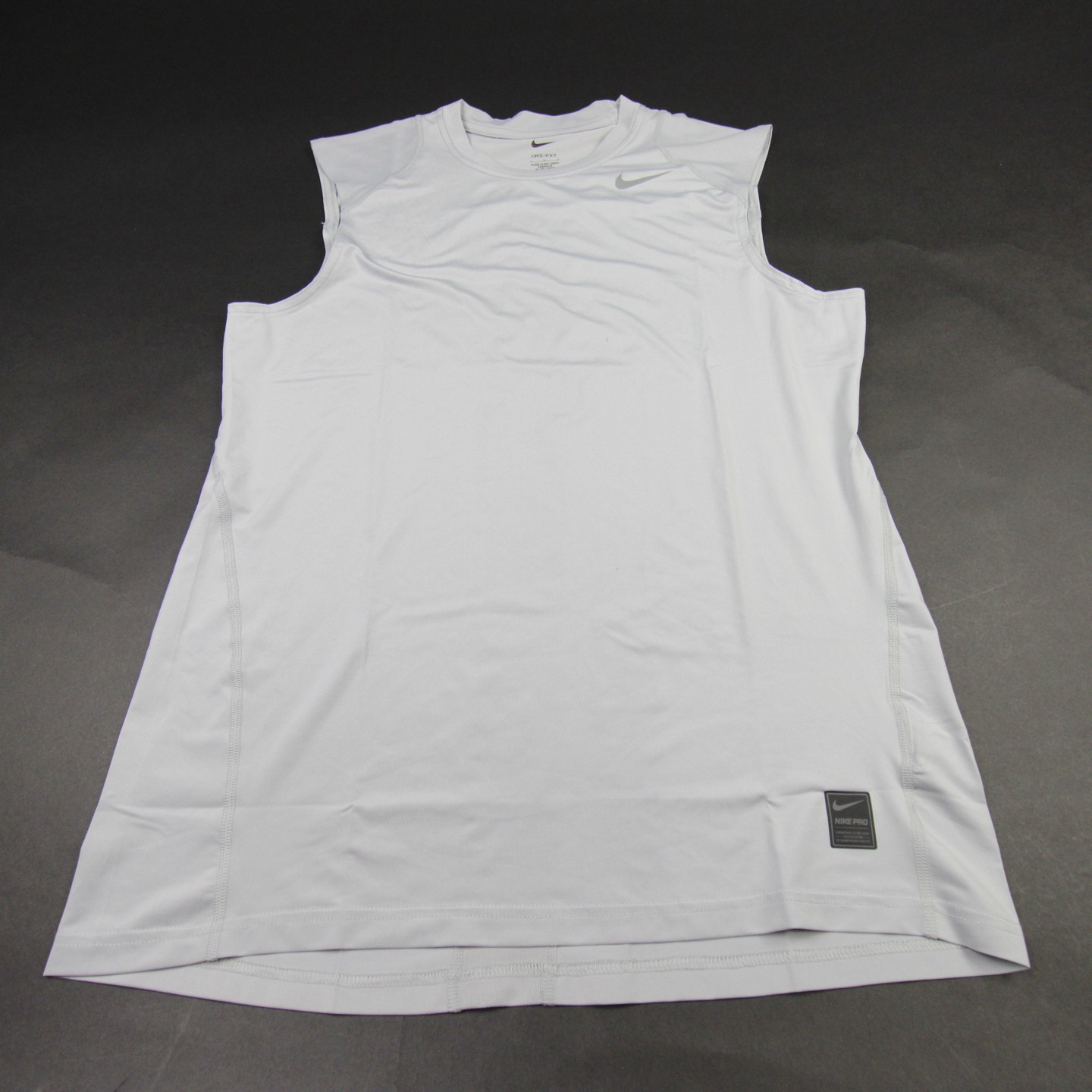 Nike Dri-Fit Sleeveless Shirt Men's Light Gray New without Tags Multiple Sizes