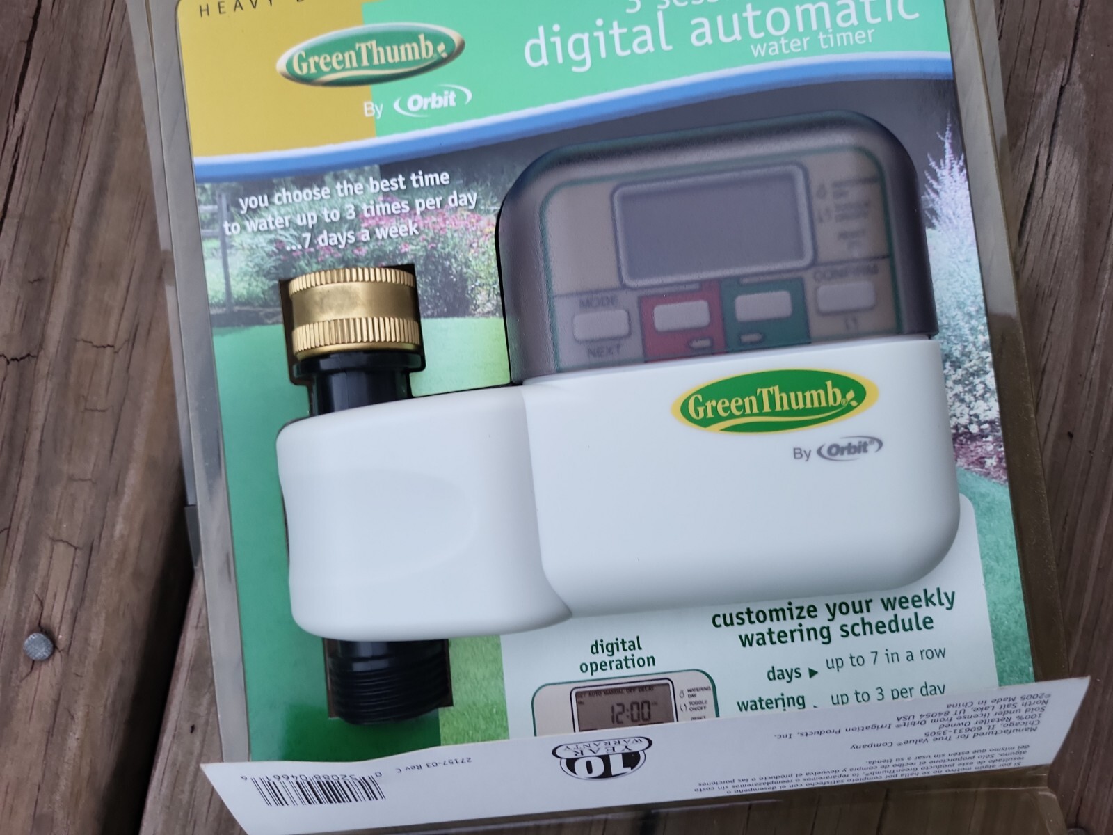 Green Thumb 3 Session digital automatic, New in opened box