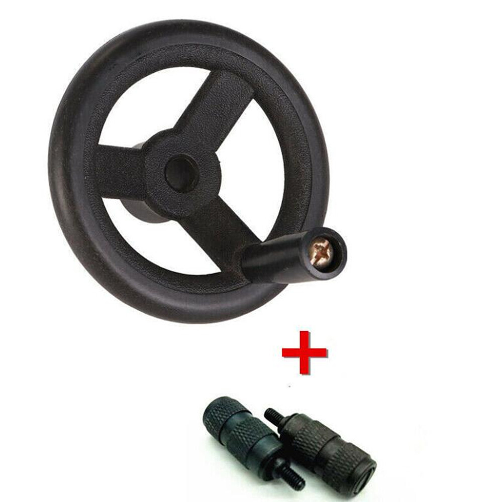 Milling Machine Part Feed Plastic Hand Wheel &2 Reverse Knob CNC Mill MP6210 Set