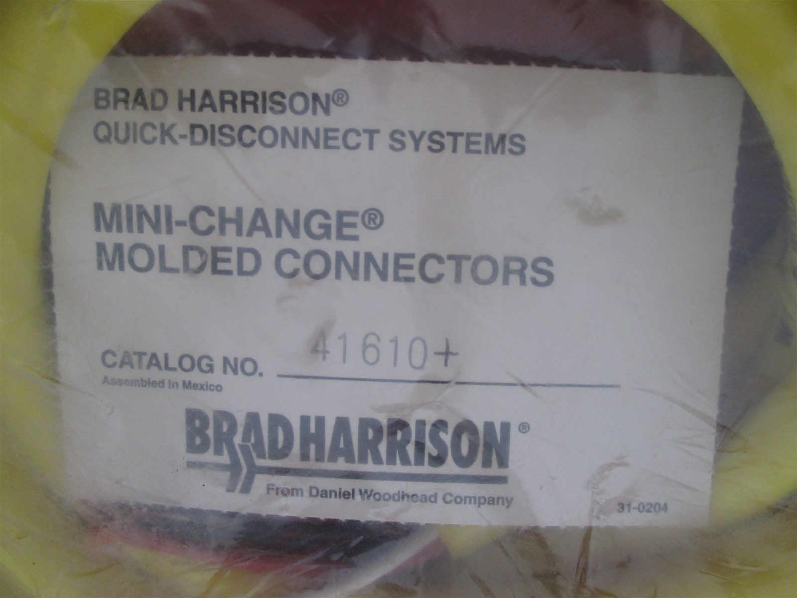 Brad Harrison Mini-Change Molded Connectors 41610+