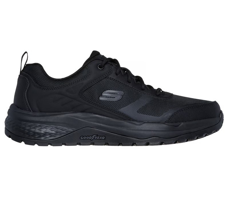 Men's Skechers Work Memory Foam Slip Resistant Street Treader 200296 Black