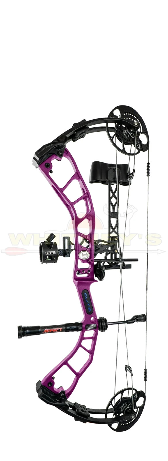 Elite Emerse RTS - Right Hand - 20"-28.5" - 50lbs - Raspberry - EL-EMRS-50-RS
