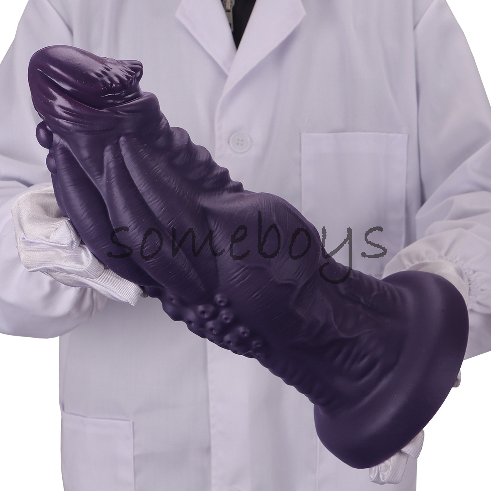11.6"*4" Giant-Thick-Dildo-Dong-Wide-Knot-Cock-Alien-Penis-Anal-Plug-ASS-Sex-Toy