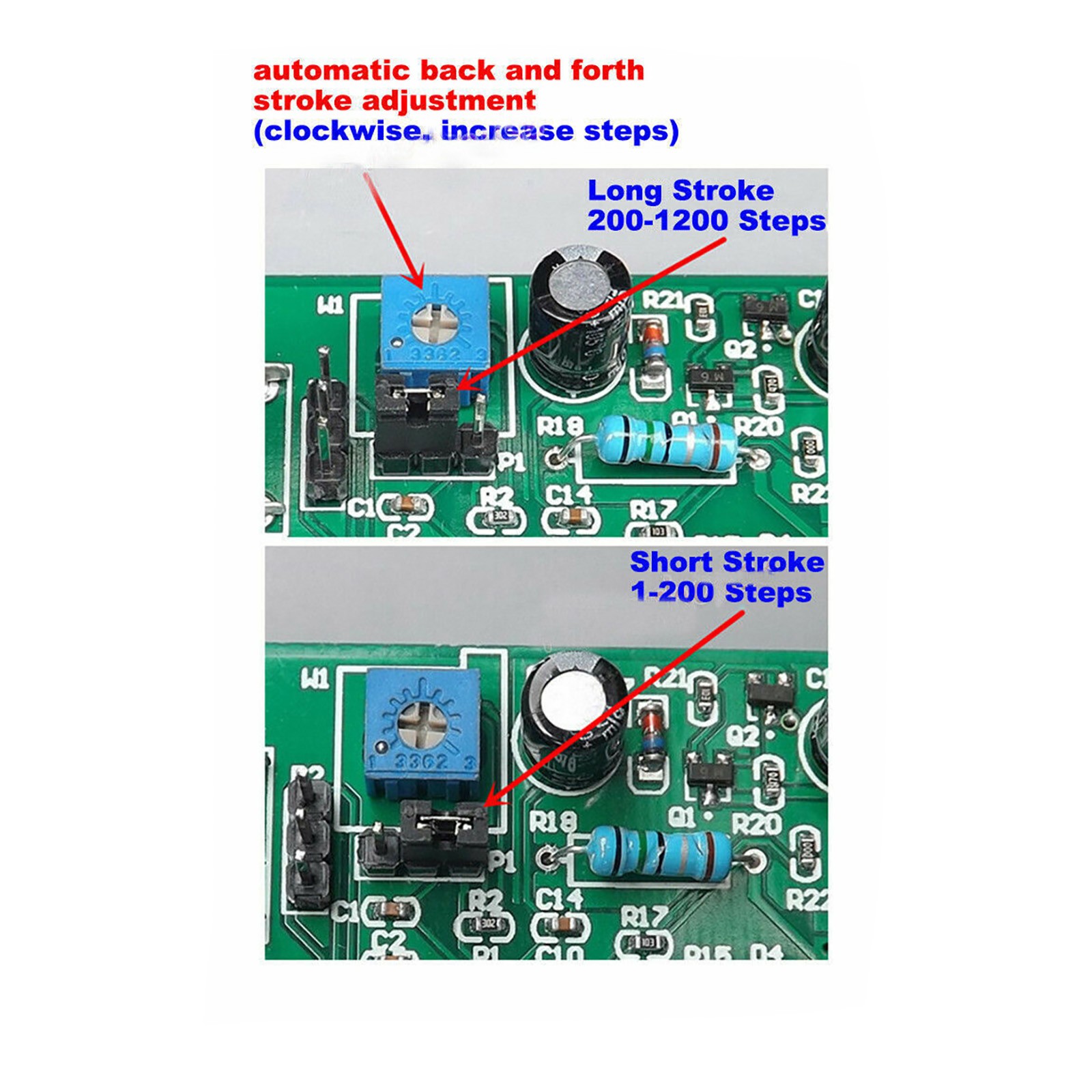 2-PHASE&4-Phase 5-Wire Stepper Motor DC 5v-12v Driver Board Speed Controller B
