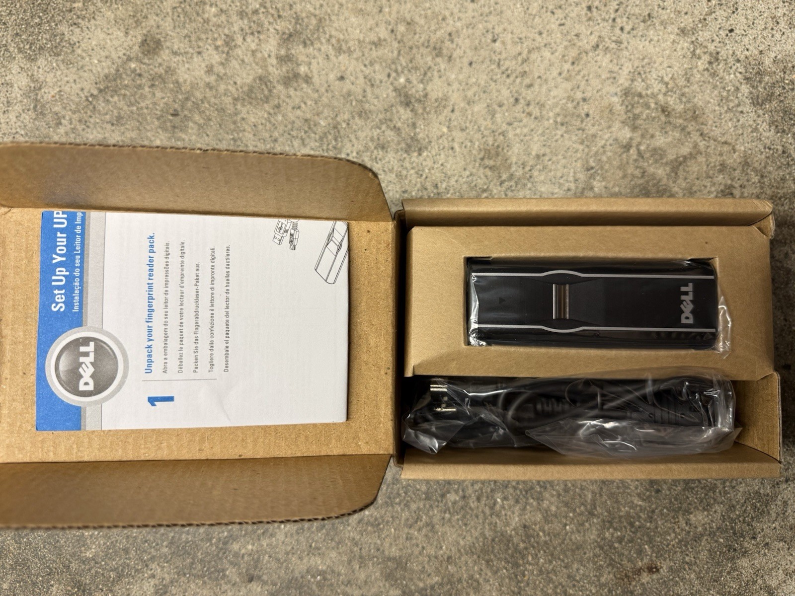 DELL USB Biometric Fingerprint Reader FP-61001 NEW IN BOX.