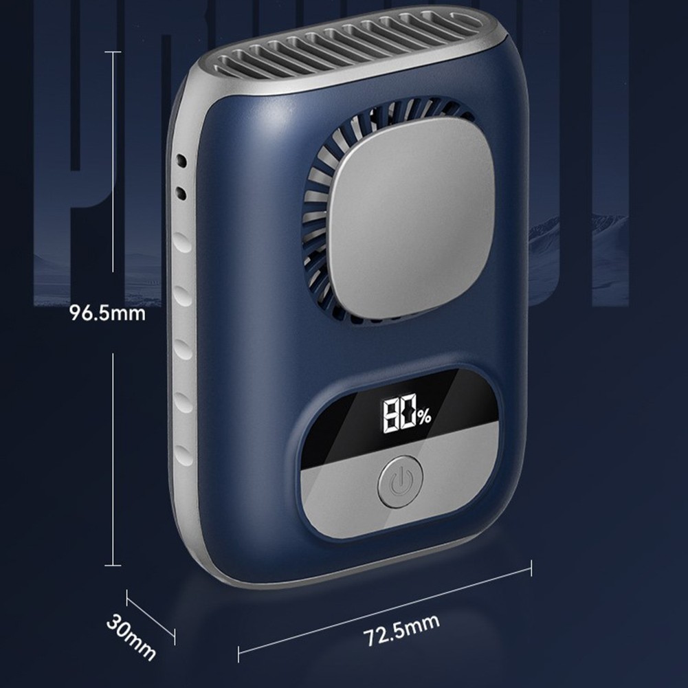 Outdoor Waist Fan with 4000mAh Battery and Brushless Motor for Cooling Comfort