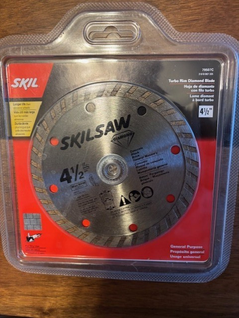 SKILSAW 4-1/2" Turbo Rim Diamond Blade for Masonry 79507C NEW