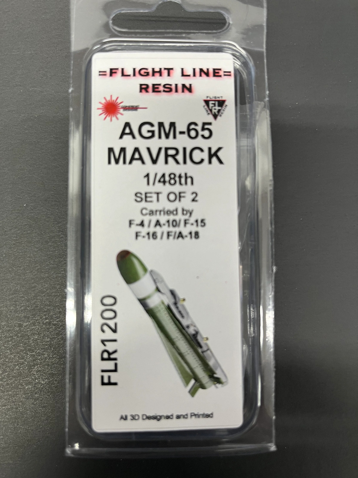 Flight Line Resin FLR1200 1/48 AGM-65 Maverick (2)
