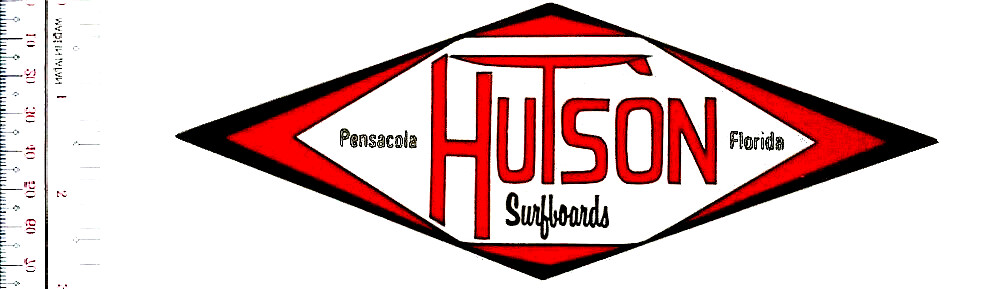Surfing Florida Hutson Surfboards Surf Shop Pensacola, Fl 1960  No Tariff
