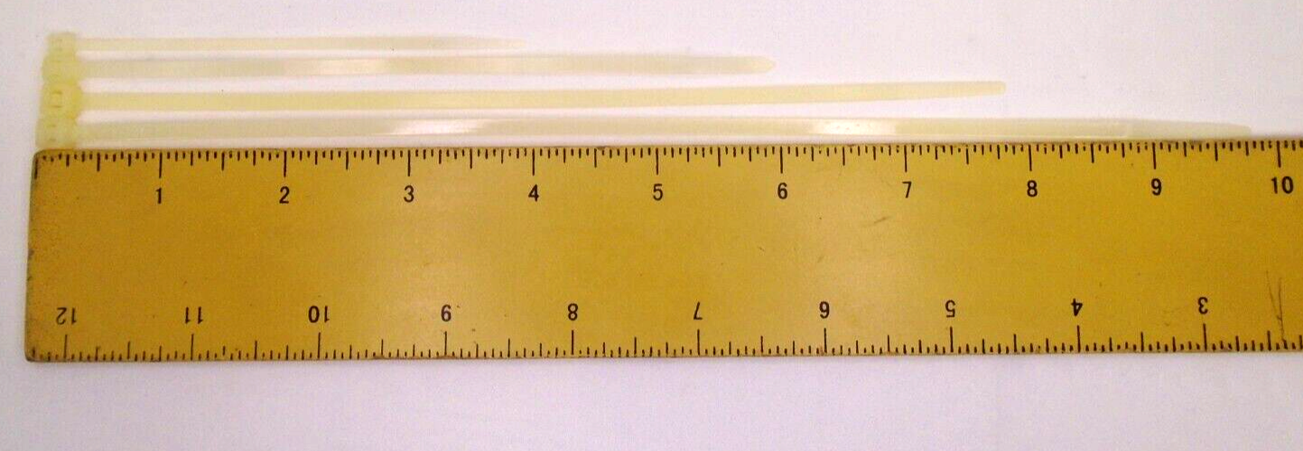 3,600 Cable Ties Assorted Nylon 4" 6" 7-8" 9-10"