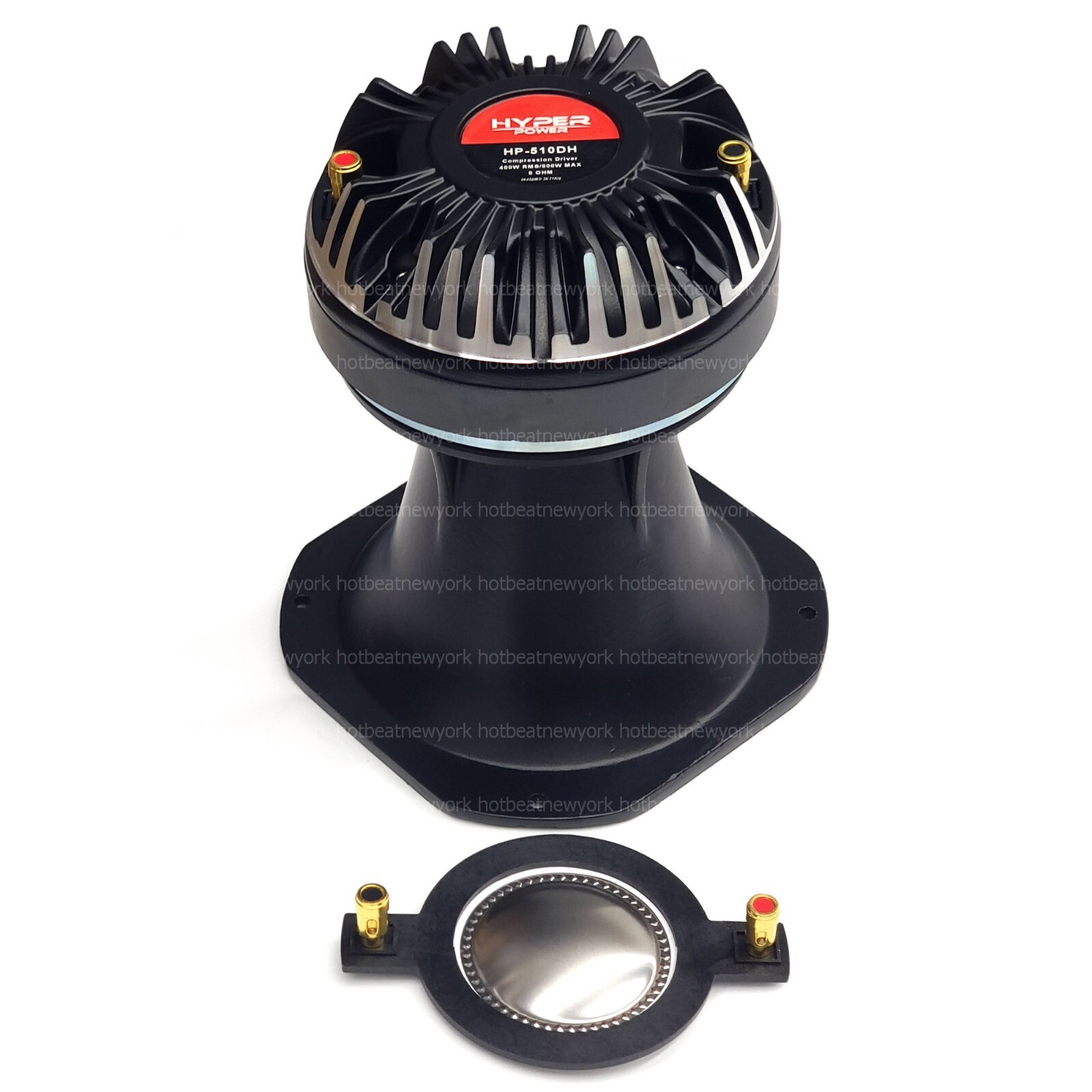 HyperPower HP-510DH Compression Driver w/ Metal Horn + 1 x Replacement Diaphragm