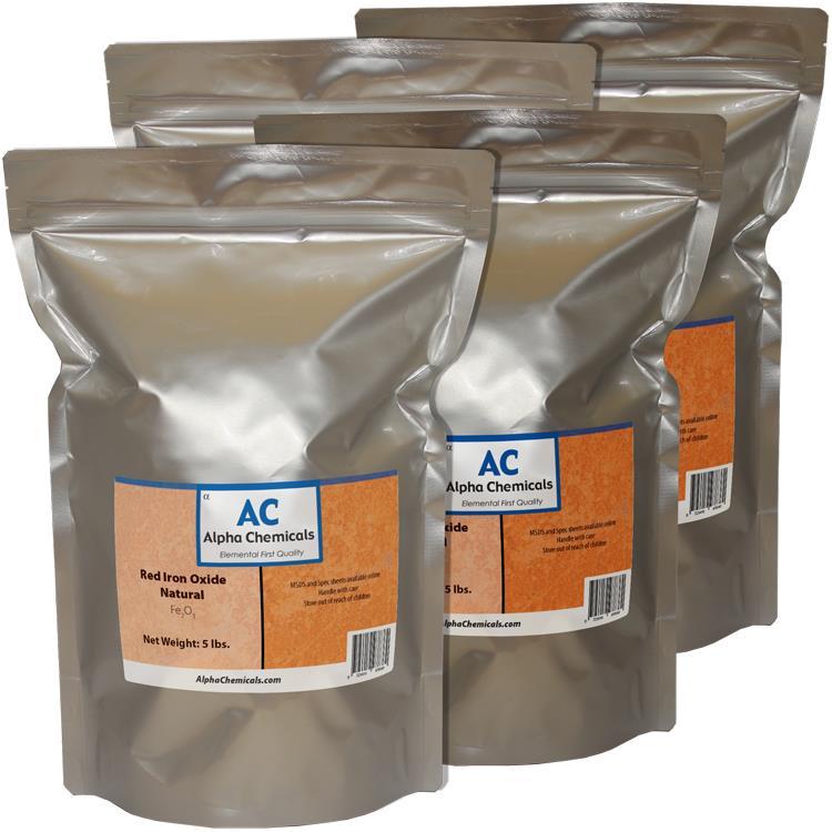 20 lb Red Iron Oxide  - Fe2O3 - Natural Source