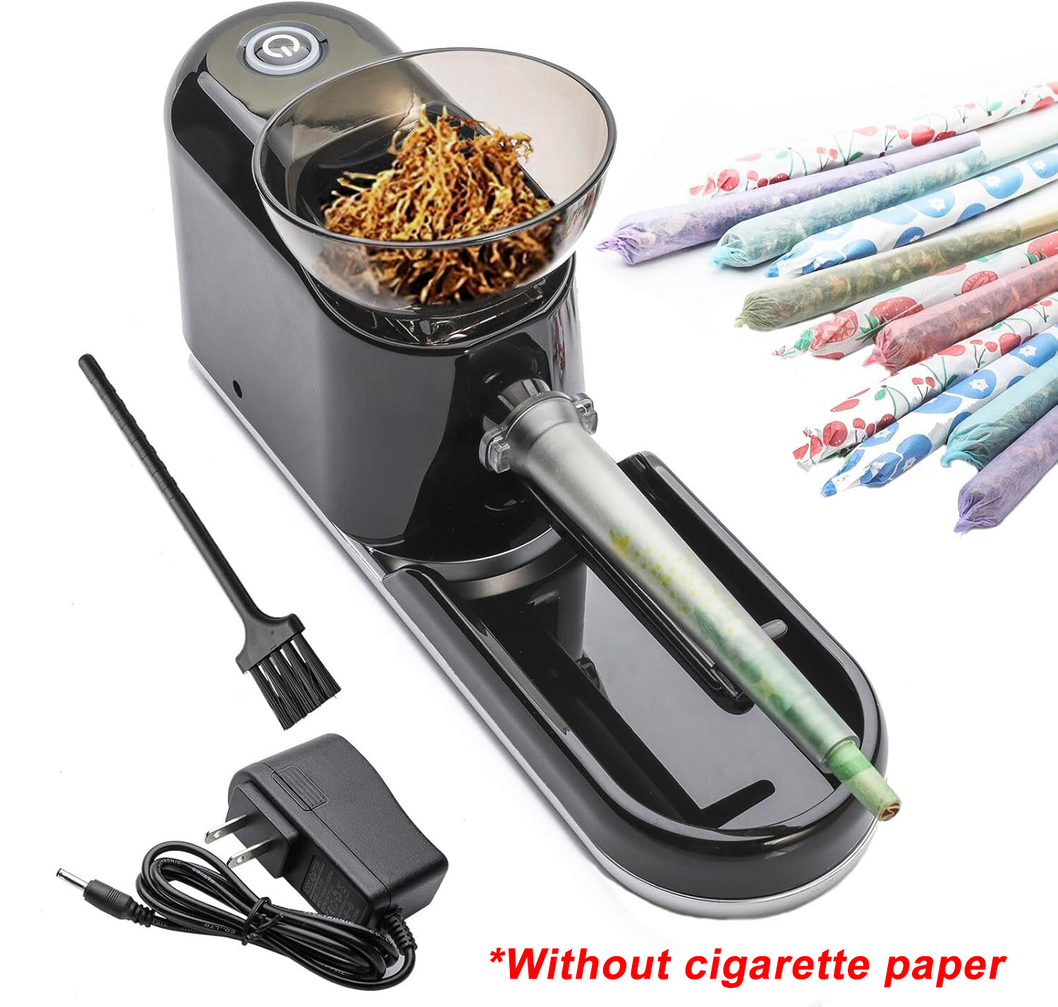 Electric Cones Rolling Machine Automatic Rolling Roller Tobacco Injector Maker
