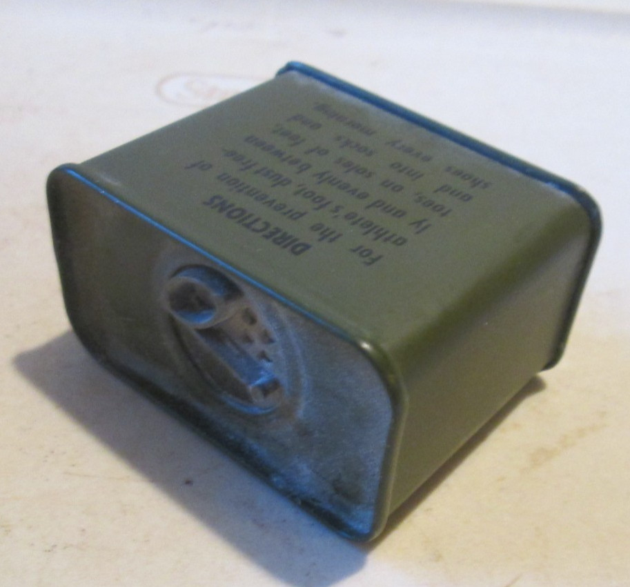 US Army Fungicidal Foot Powder Unopened Can 1oz Vietnam Era USMC Military VTG
